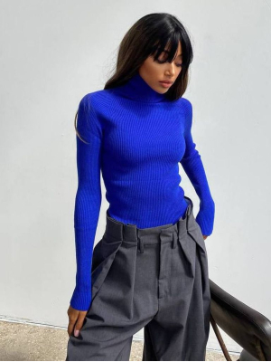 Гольфик з горловиною стійкою з віскози