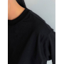 Футболка чорна oversize укорочена Футболка чорна oversize укорочена