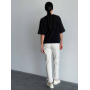 Футболка чорна oversize укорочена Футболка чорна oversize укорочена