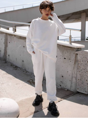 Cпортивний костюм білий легкий