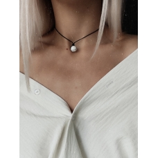 Howlite chocker, pendant