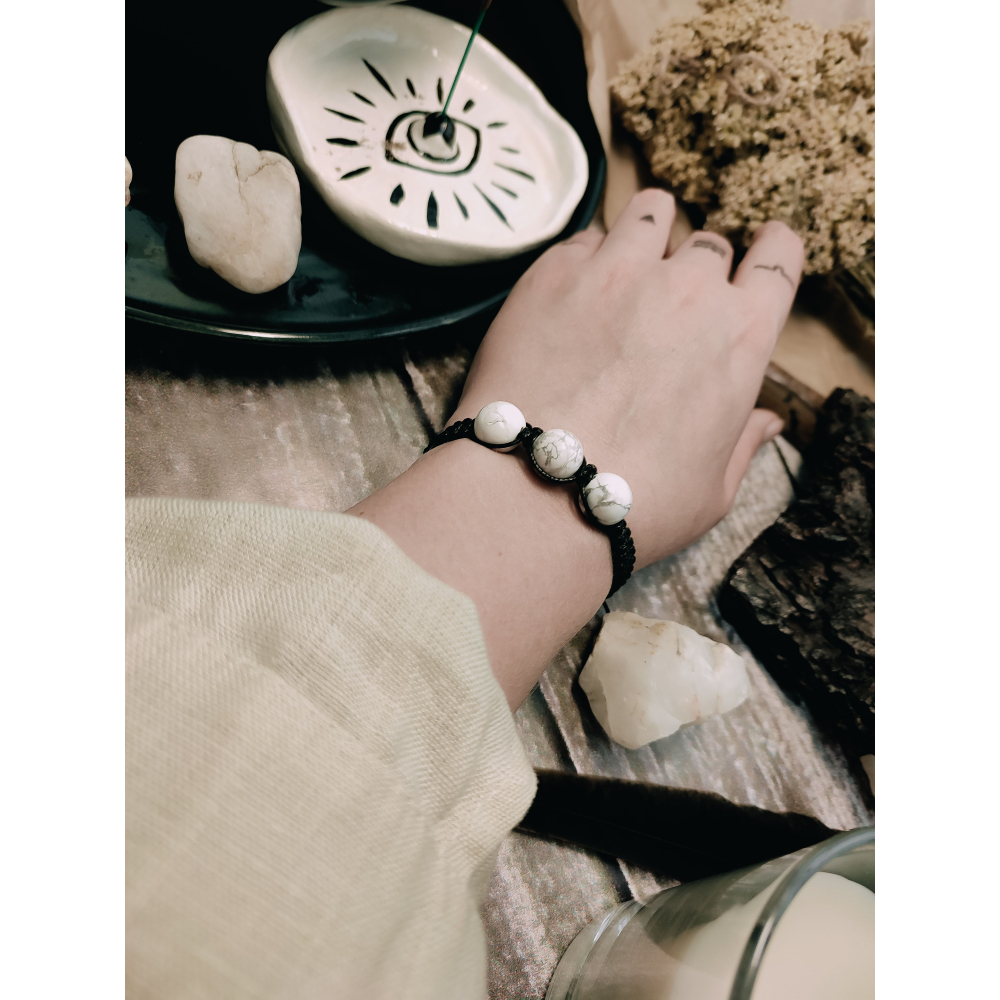 Говліт браслет з натурального каменю Говліт браслет з натурального каменю