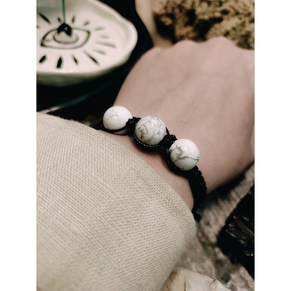 Говліт браслет з натурального каменю Говліт браслет з натурального каменю