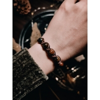 Tiger Eye natural stone bracelet 6 mm