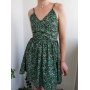 Сарафан зелений у квітковий принт Сарафан зелений у квітковий принт