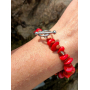 Браслет кораловий червоний