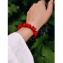 Браслет кораловий червоний
