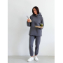 Графітовий спортивний костюм з капюшоном Графітовий спортивний костюм з капюшоном