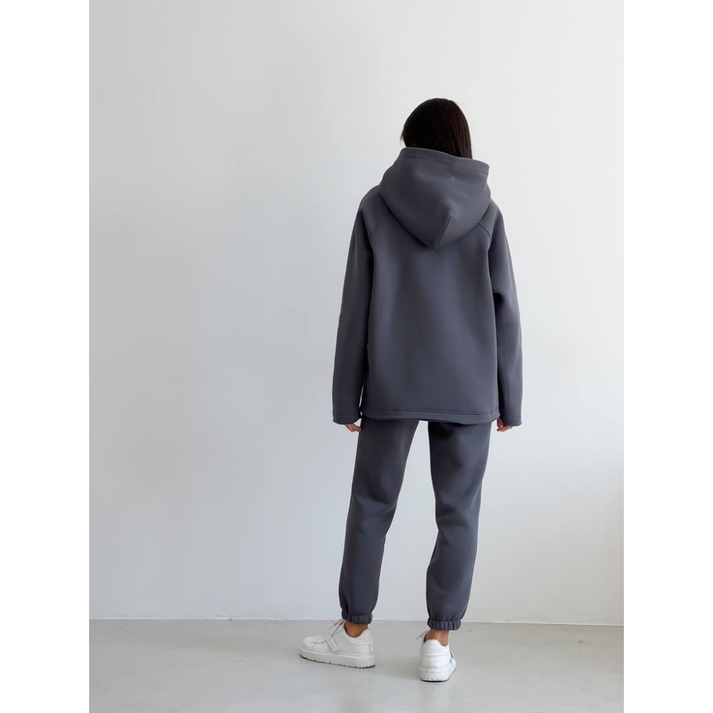 Графітовий спортивний костюм з капюшоном Графітовий спортивний костюм з капюшоном