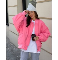 Pink bomber jacket