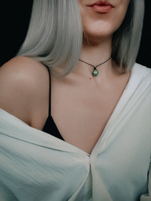 Чокер моховий Агат