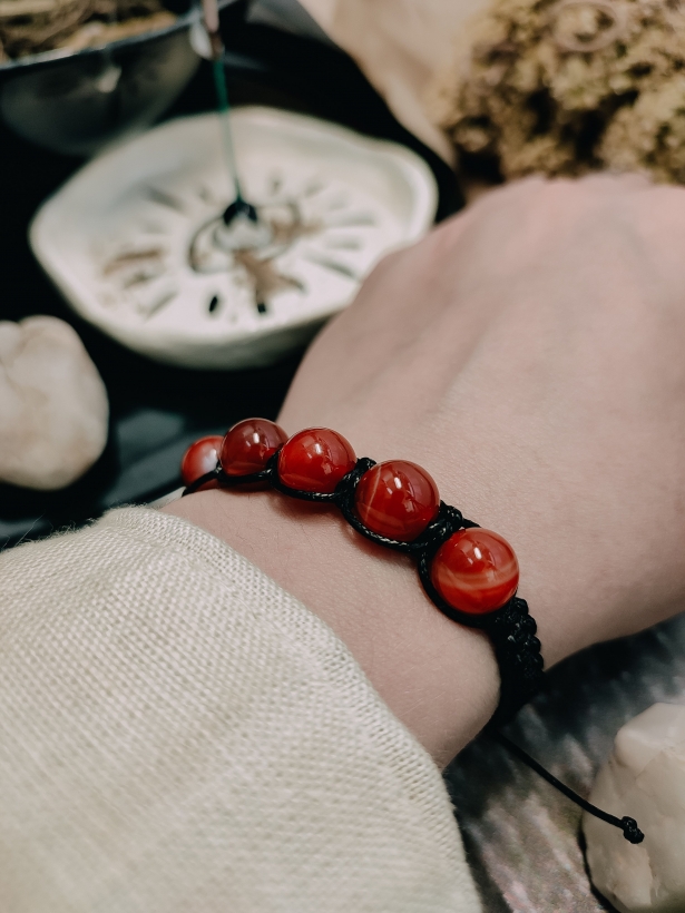 Carnelian genuine stone bracelet