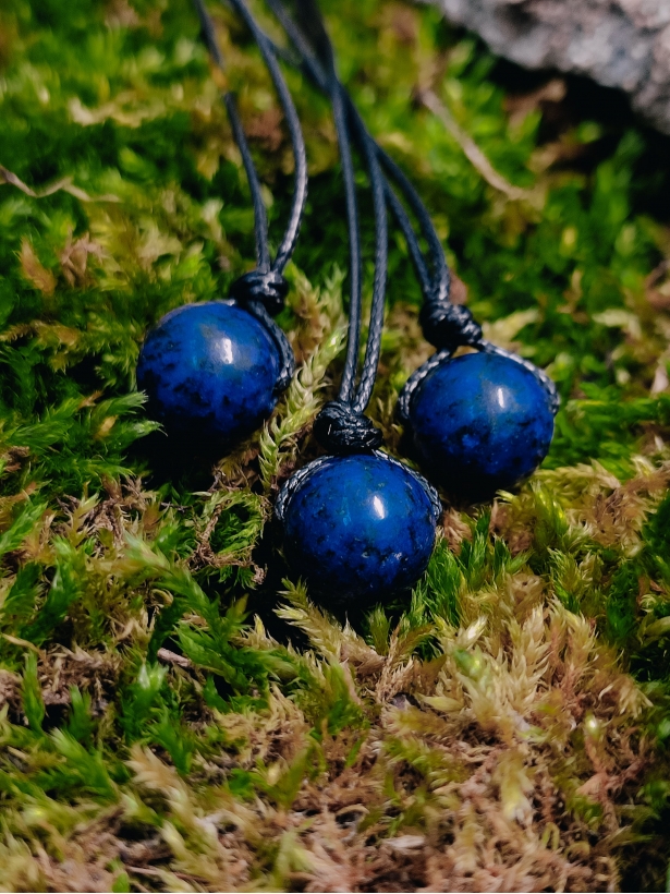 Lapis lazuli Choker Stone Pendant