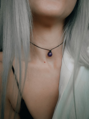 Чокер Аметист