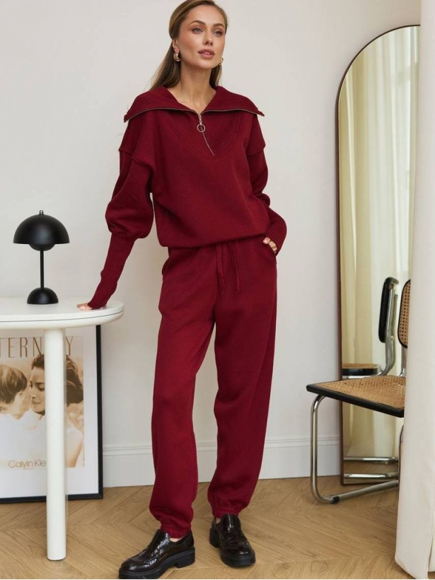 Merino knitted tracksuit