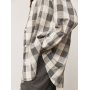 Лляна oversize рубашка в клітинку Лляна oversize рубашка в клітинку
