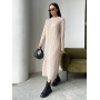 Безшовна пряма в'язана сукня лапша міді Безшовна пряма в'язана сукня лапша міді