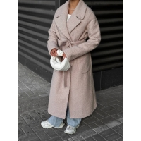 Midi bouclé winter coat