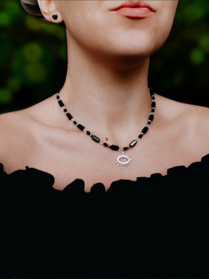 Чокер з підвіскою Око з магнетиту