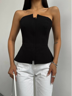 Корсет бюстье з відкритими плечима