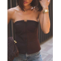 Корсет бюстье з відкритими плечима