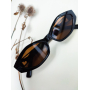 Сонцезахисні вузькі коричневі окуляри стилі Le Specs Petit Panthere Сонцезахисні вузькі коричневі окуляри стилі Le Specs Petit Panthere