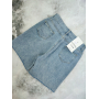 Джинсові шорти бермуди блакитні з необробленим краєм