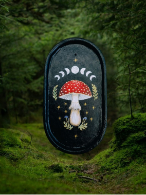 Підставка для аромапаличок з червоним мухомором