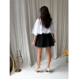 Чорна міні спідниця балон