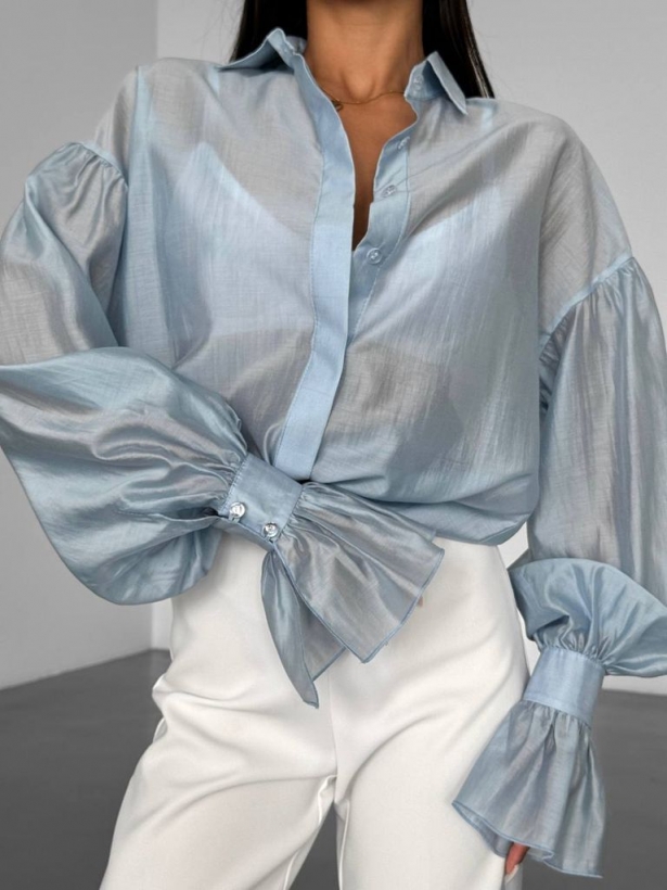 Translucent tencel shirt