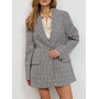 Піджак в дрібну клітинку  Піджак в дрібну клітинку