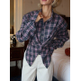 Сорочка в клітинку оригінального фасону