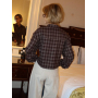 Сорочка в клітинку оригінального фасону