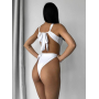 Купальник з вирізом та зав'язкою на спині 