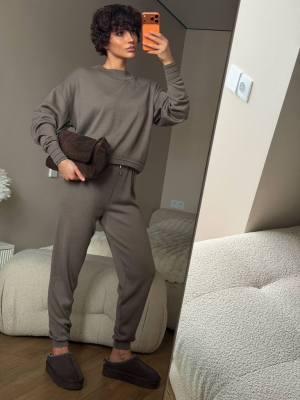 Трикотажний костюм з мериносу та кашеміру