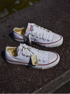 Білі низькі кеди Converse All Star White