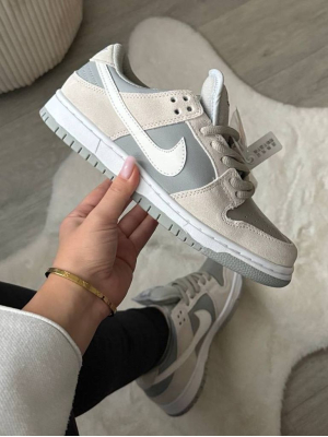 Кросівки сіро-бежеві Nike Dunk SB Grey