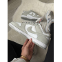 Кросівки сірі Nike Dunk Low Grey-White PREMIUM