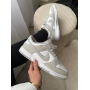Кросівки сірі Nike Dunk Low Grey-White PREMIUM