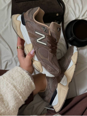Кросівки коричневі New Balance 9060 Brown Mushroom