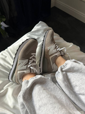 Кросівки сірі New Balance 574 Grey-White