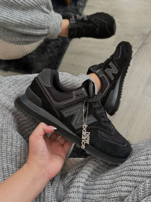 Кросівки чорні New Balance 574 Black