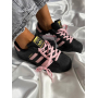 Кросівки чорні Adidas Super Star Black Pink 
