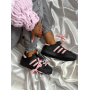 Кросівки чорні Adidas Super Star Black Pink 