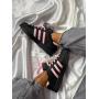 Кросівки чорні Adidas Super Star Black Pink 