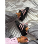 Кросівки чорні Adidas Super Star Black Pink 