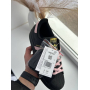 Кросівки чорні Adidas Super Star Black Pink 