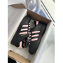 Кросівки чорні Adidas Super Star Black Pink 