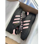 Кросівки чорні Adidas Super Star Black Pink 