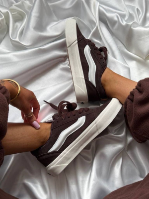 Кеди Vans KNU Skool Brown White